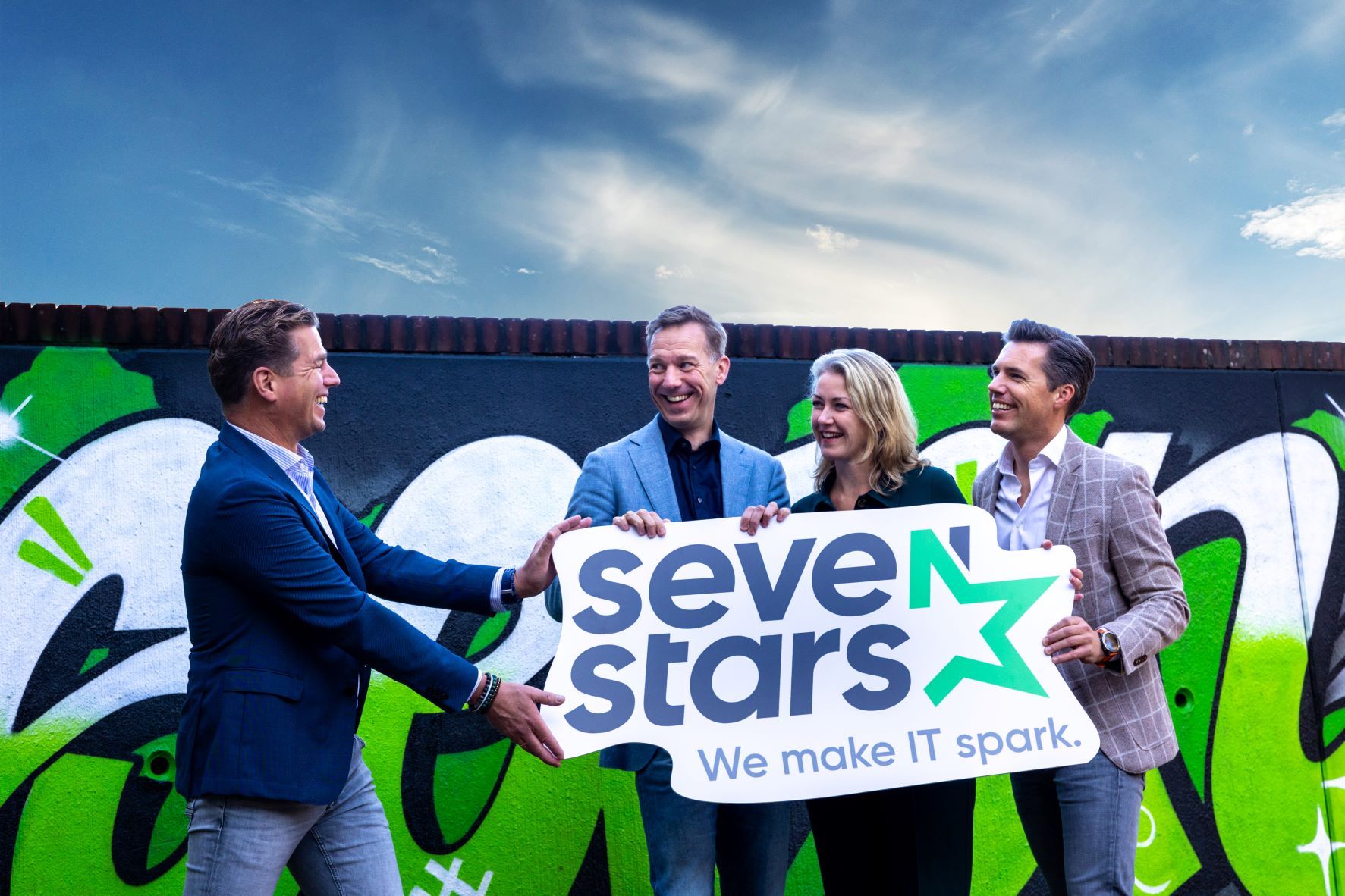 Seven Stars - vlnr Nijland, Verheijen, Geersing en Raidt