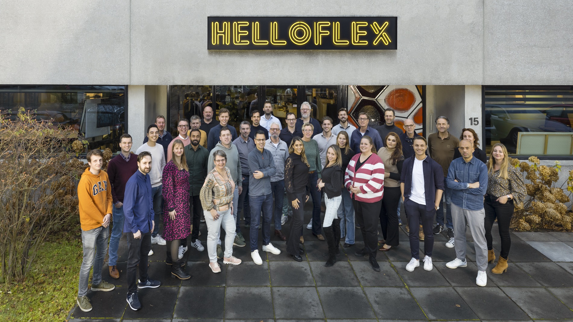 HelloFlex team, december 2023