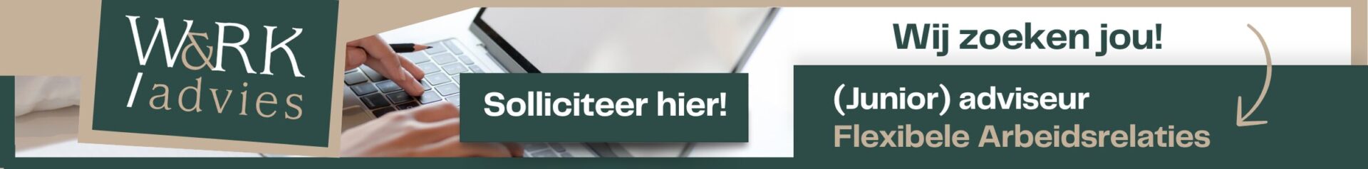 Banner van WRK vacature