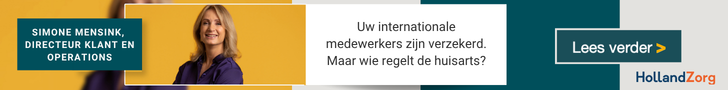 Banner van HollandZorg 12 okt 26